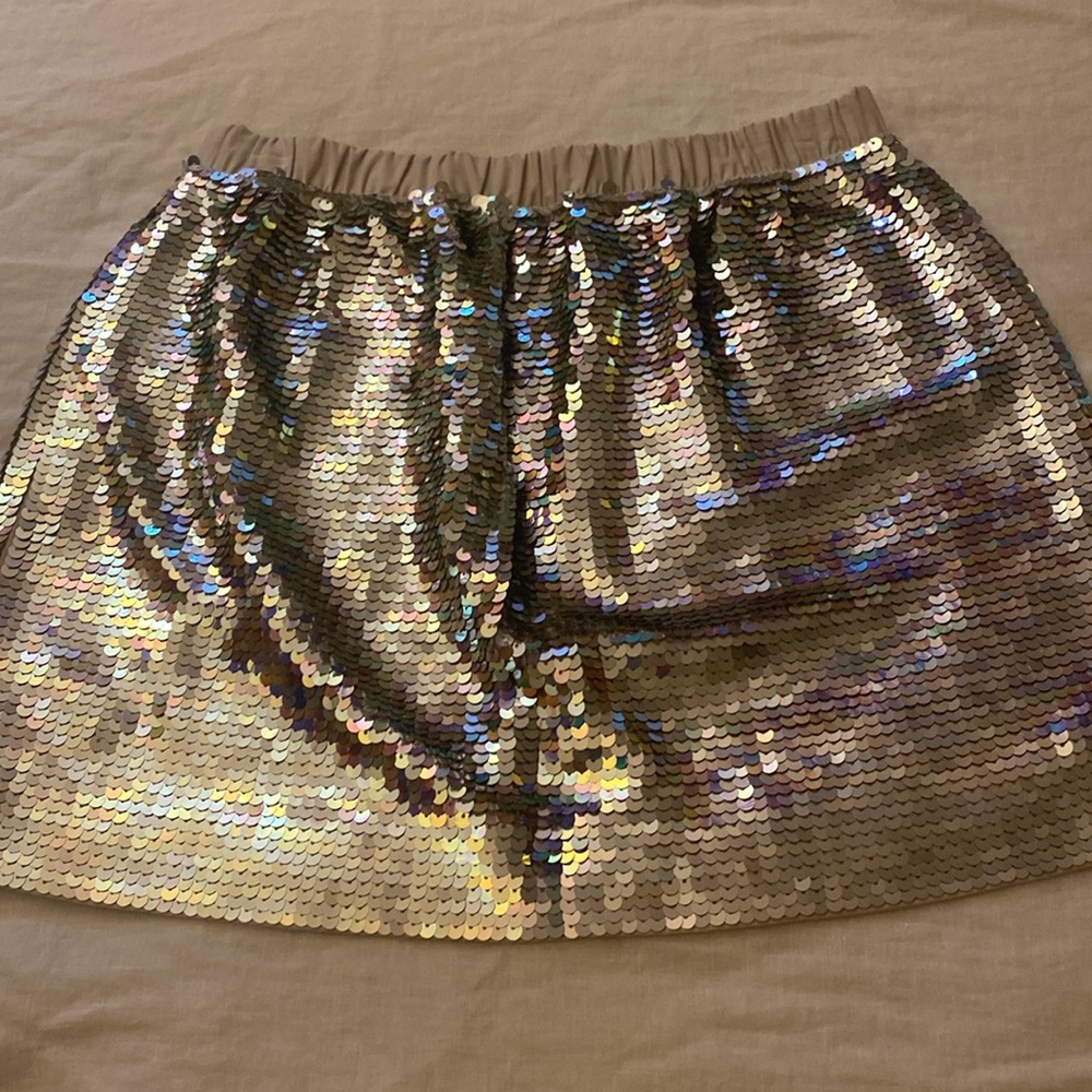 J.Crew NWT Crewcuts girls silver sequin skirt size 12. - Picture 8 of 8